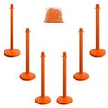 Accuform MEDIUM DUTY STANCHION POSTS COLOR PRC209OR PRC209OR